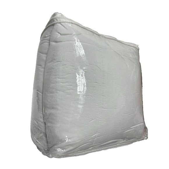 Queen Alternative Down Comforter 90" x 90" White Double Fill -New - Picture 3 of 5